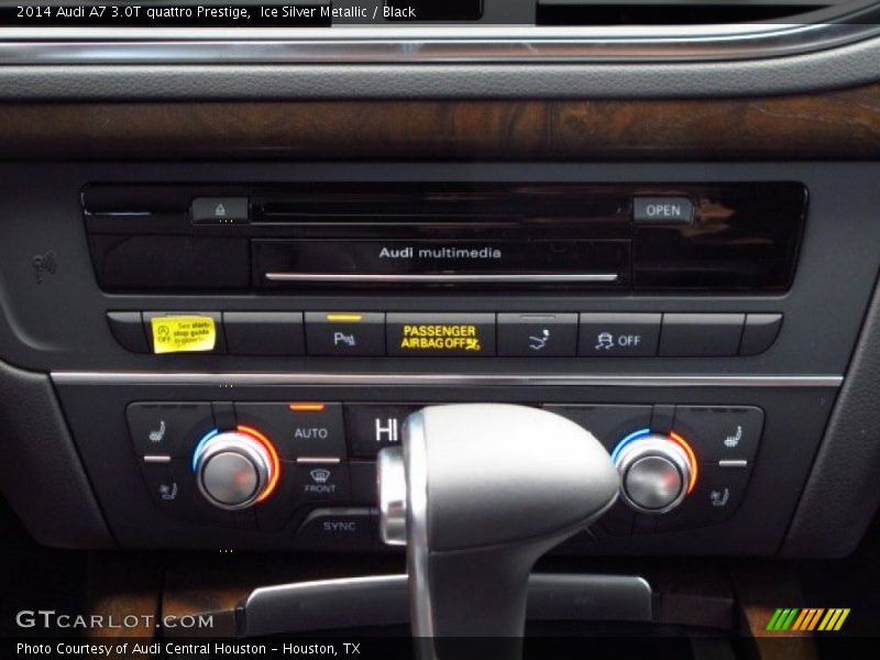 Ice Silver Metallic / Black 2014 Audi A7 3.0T quattro Prestige