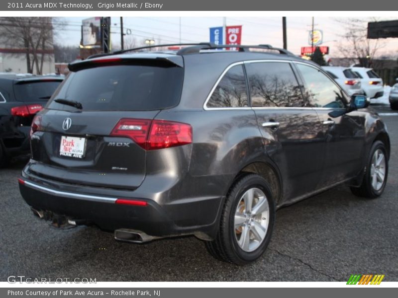 Grigio Metallic / Ebony 2011 Acura MDX Technology