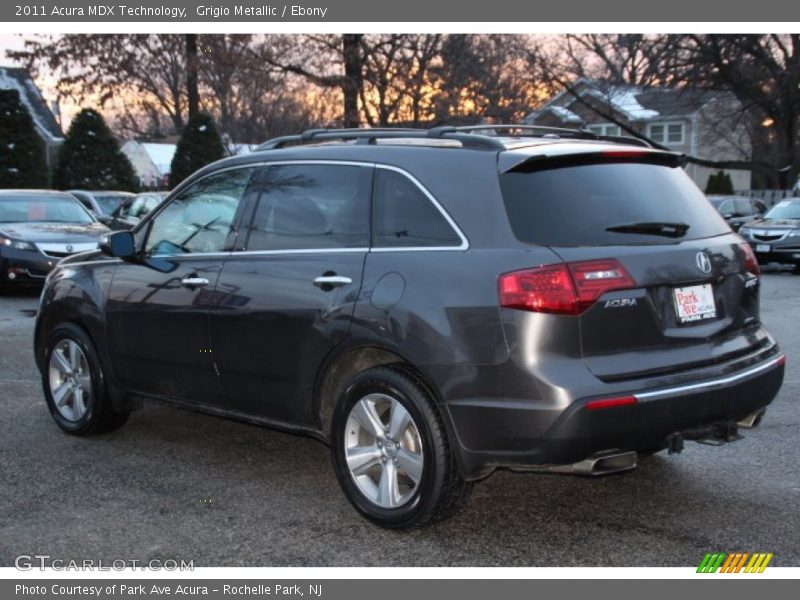 Grigio Metallic / Ebony 2011 Acura MDX Technology