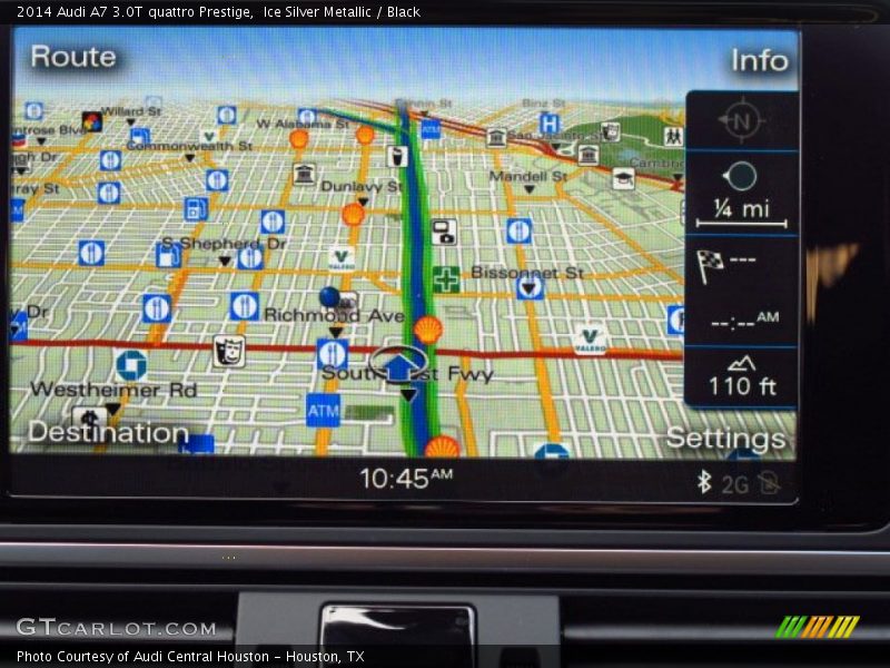 Navigation of 2014 A7 3.0T quattro Prestige