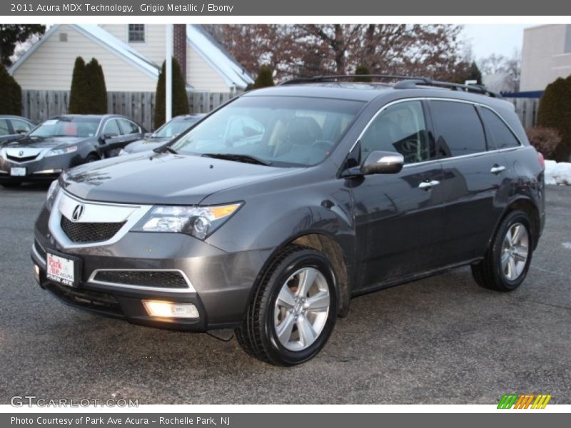 Grigio Metallic / Ebony 2011 Acura MDX Technology
