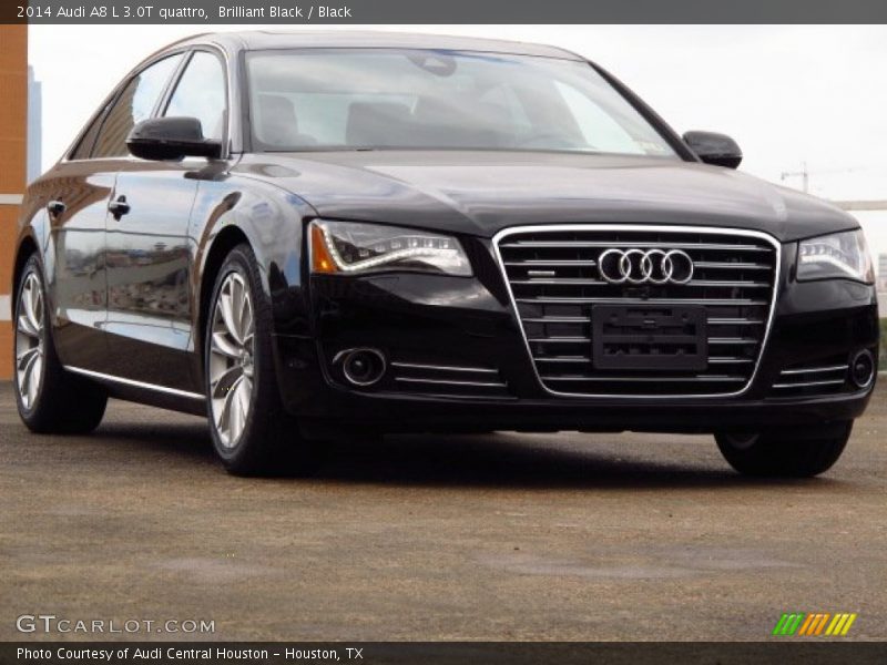 Brilliant Black / Black 2014 Audi A8 L 3.0T quattro