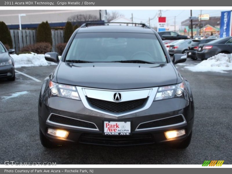 Grigio Metallic / Ebony 2011 Acura MDX Technology