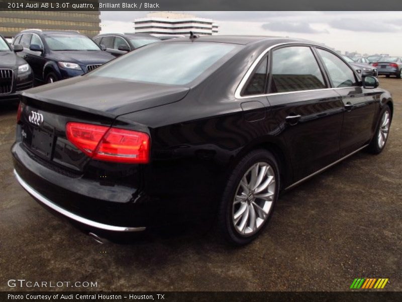 Brilliant Black / Black 2014 Audi A8 L 3.0T quattro