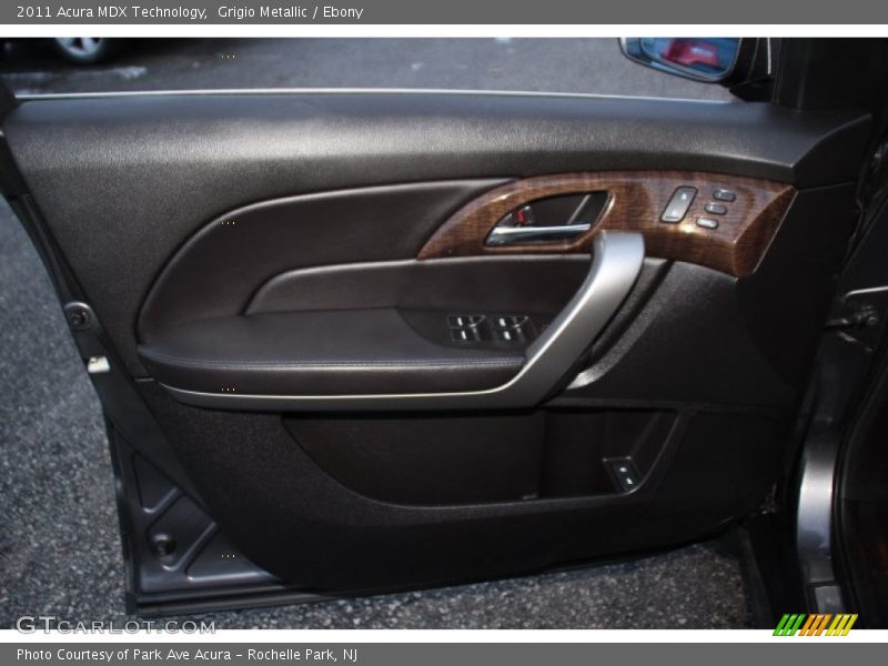 Grigio Metallic / Ebony 2011 Acura MDX Technology
