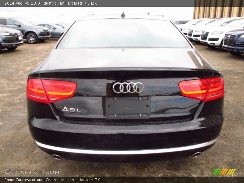 Brilliant Black / Black 2014 Audi A8 L 3.0T quattro