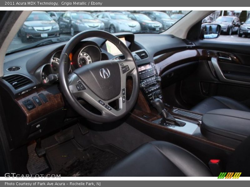 Grigio Metallic / Ebony 2011 Acura MDX Technology