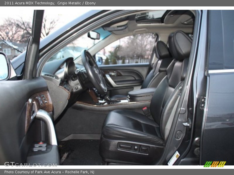 Grigio Metallic / Ebony 2011 Acura MDX Technology