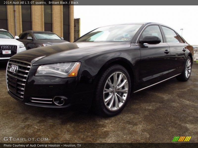 Brilliant Black / Black 2014 Audi A8 L 3.0T quattro