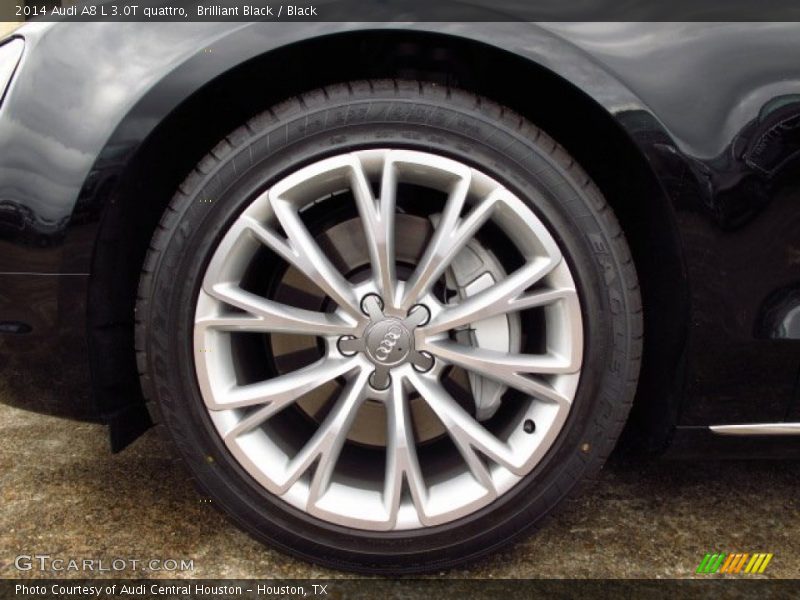Brilliant Black / Black 2014 Audi A8 L 3.0T quattro