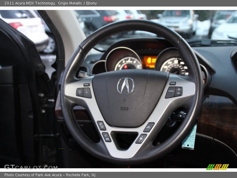 Grigio Metallic / Ebony 2011 Acura MDX Technology