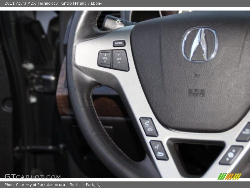 Grigio Metallic / Ebony 2011 Acura MDX Technology