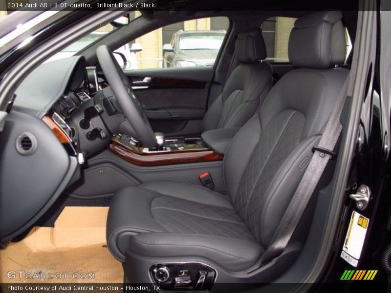 Brilliant Black / Black 2014 Audi A8 L 3.0T quattro