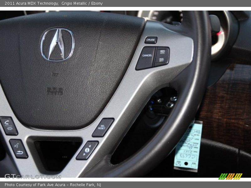 Grigio Metallic / Ebony 2011 Acura MDX Technology