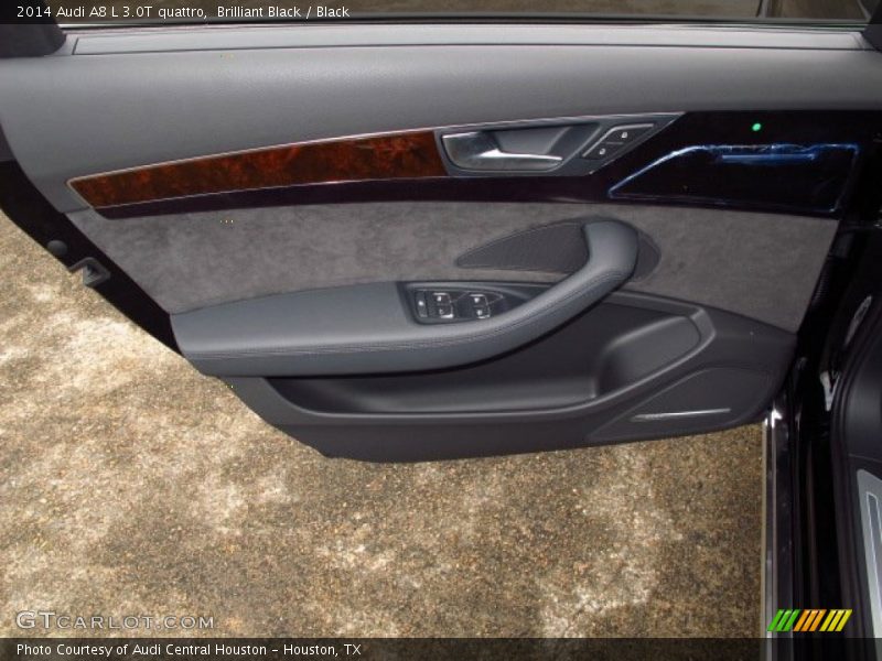 Brilliant Black / Black 2014 Audi A8 L 3.0T quattro