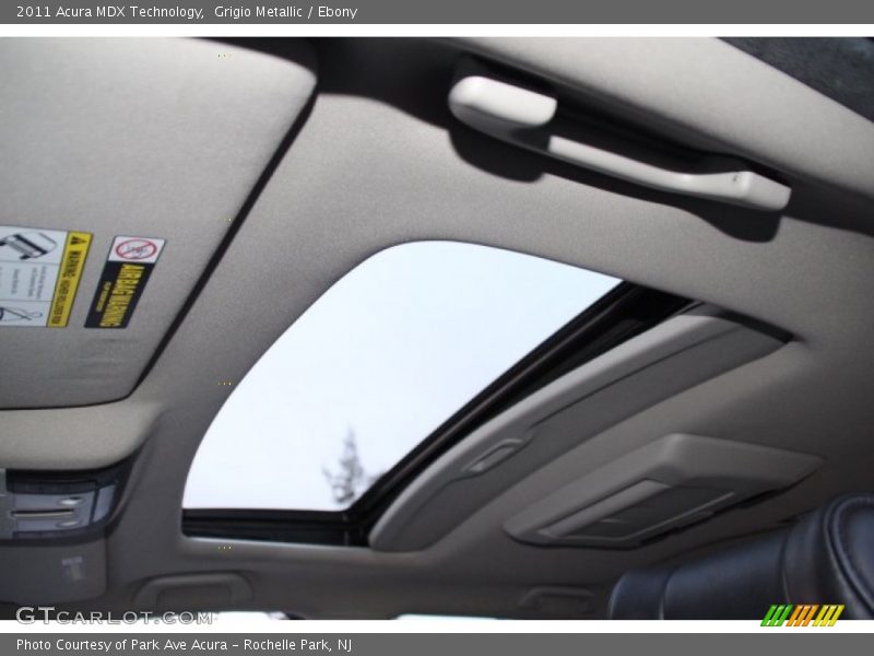 Grigio Metallic / Ebony 2011 Acura MDX Technology
