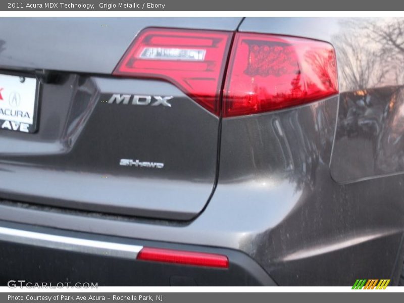 Grigio Metallic / Ebony 2011 Acura MDX Technology