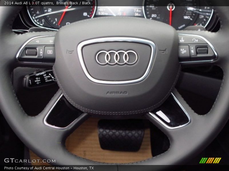 Brilliant Black / Black 2014 Audi A8 L 3.0T quattro