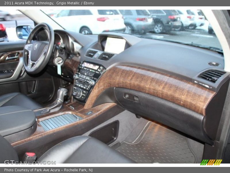 Grigio Metallic / Ebony 2011 Acura MDX Technology