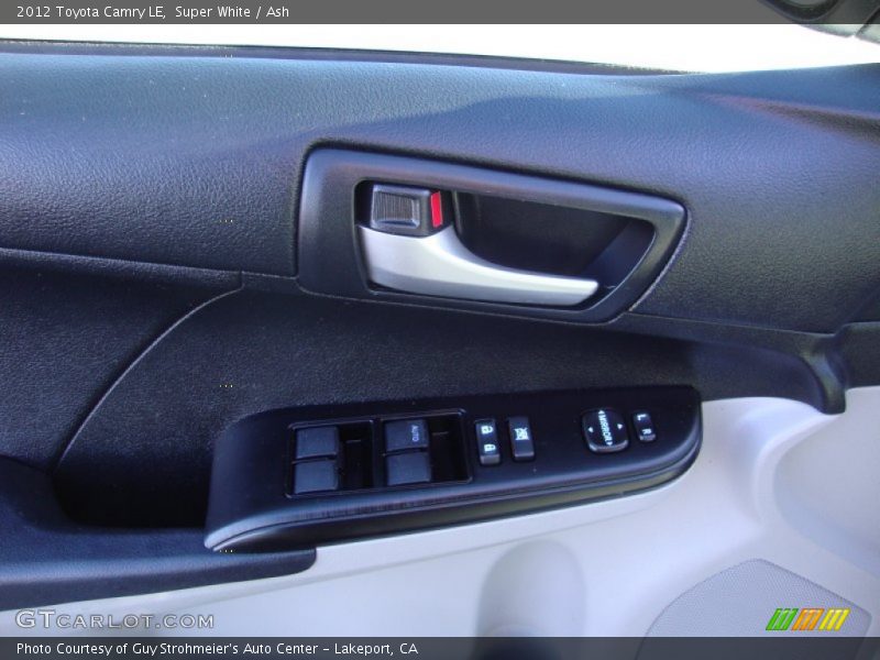 Super White / Ash 2012 Toyota Camry LE