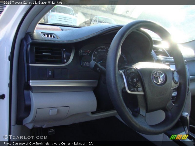 Super White / Ash 2012 Toyota Camry LE