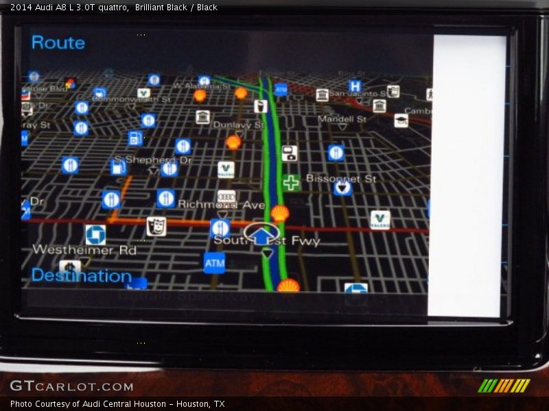 Brilliant Black / Black 2014 Audi A8 L 3.0T quattro