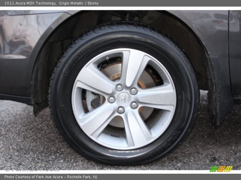 Grigio Metallic / Ebony 2011 Acura MDX Technology