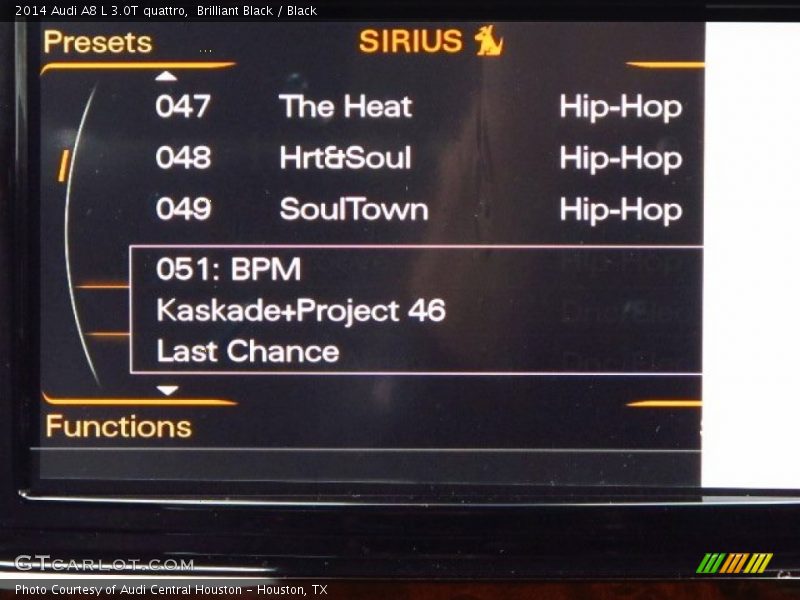 Brilliant Black / Black 2014 Audi A8 L 3.0T quattro