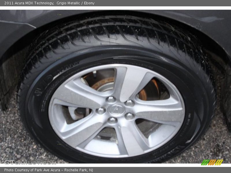 Grigio Metallic / Ebony 2011 Acura MDX Technology