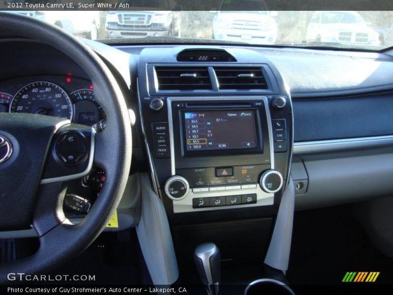 Super White / Ash 2012 Toyota Camry LE