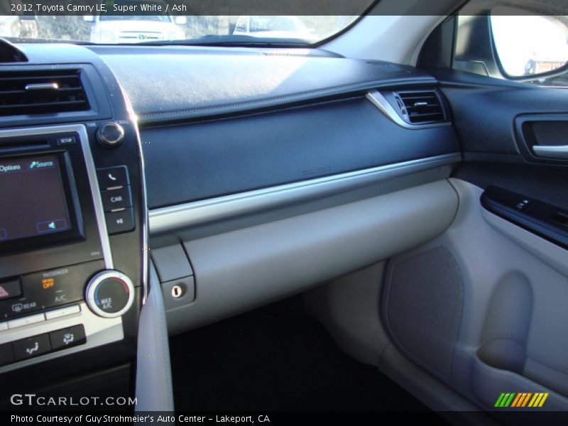 Super White / Ash 2012 Toyota Camry LE
