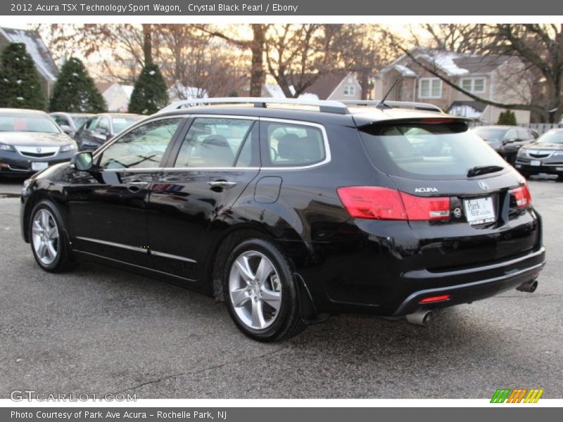 Crystal Black Pearl / Ebony 2012 Acura TSX Technology Sport Wagon