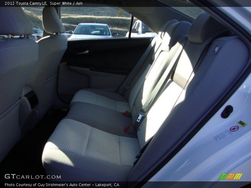Super White / Ash 2012 Toyota Camry LE