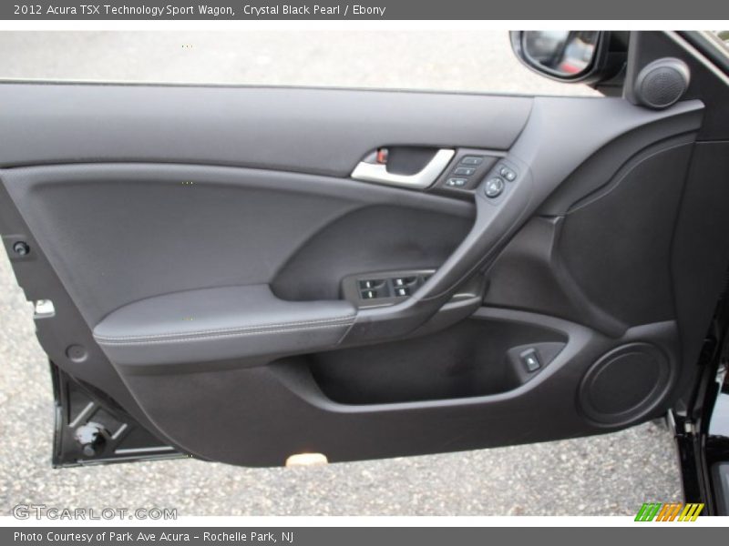 Crystal Black Pearl / Ebony 2012 Acura TSX Technology Sport Wagon