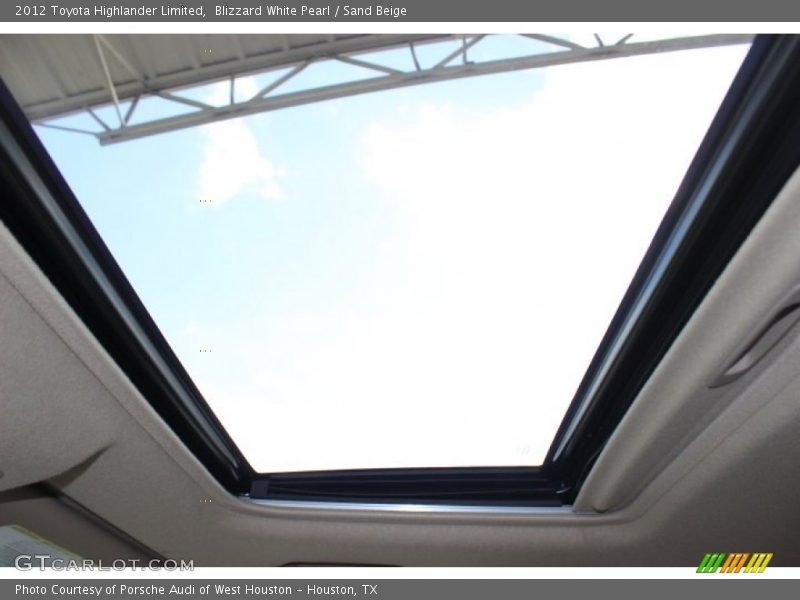 Blizzard White Pearl / Sand Beige 2012 Toyota Highlander Limited