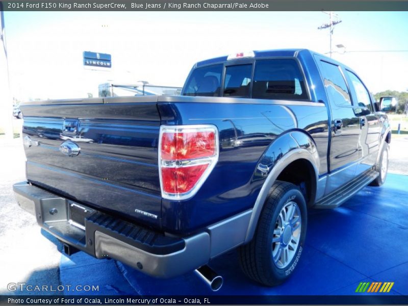 Blue Jeans / King Ranch Chaparral/Pale Adobe 2014 Ford F150 King Ranch SuperCrew