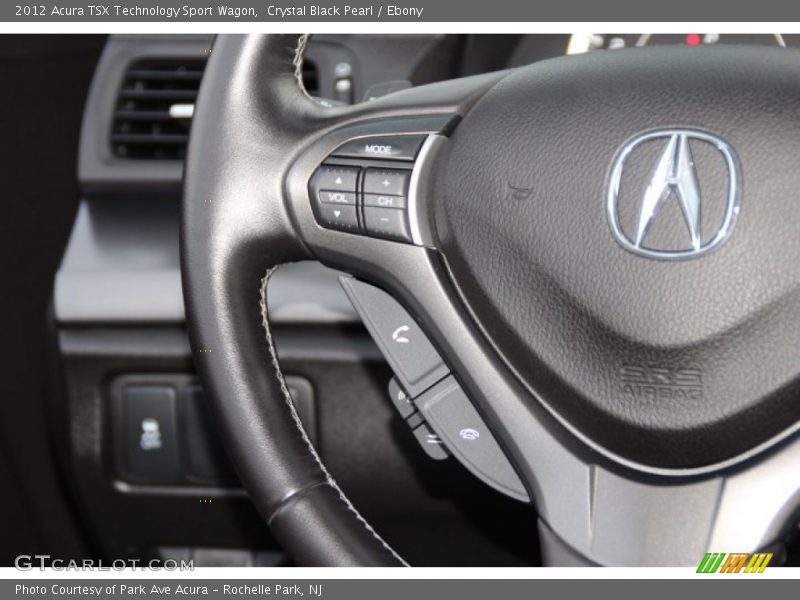 Crystal Black Pearl / Ebony 2012 Acura TSX Technology Sport Wagon