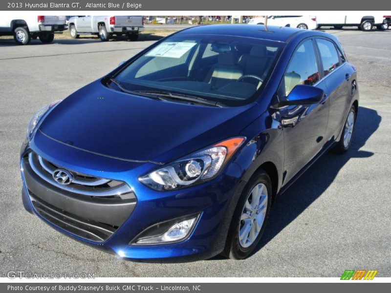 Atlantic Blue / Beige 2013 Hyundai Elantra GT