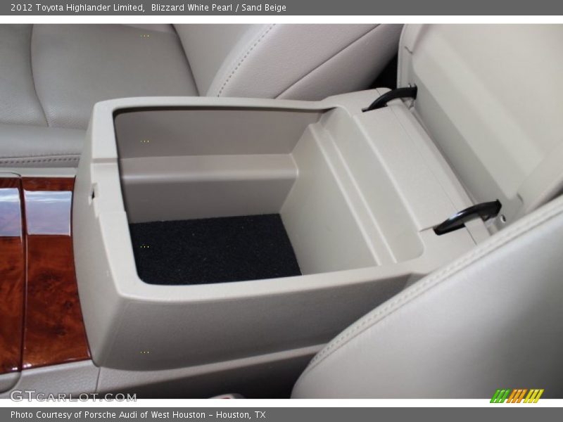 Blizzard White Pearl / Sand Beige 2012 Toyota Highlander Limited