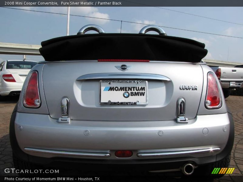 Pure Silver Metallic / Panther Black 2008 Mini Cooper Convertible