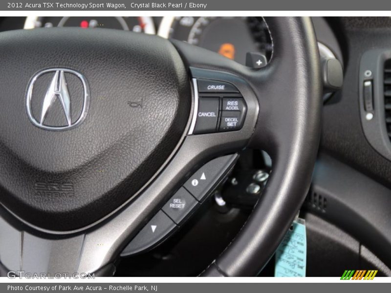 Crystal Black Pearl / Ebony 2012 Acura TSX Technology Sport Wagon