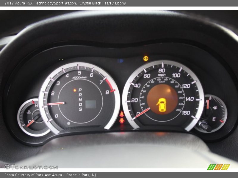 Crystal Black Pearl / Ebony 2012 Acura TSX Technology Sport Wagon