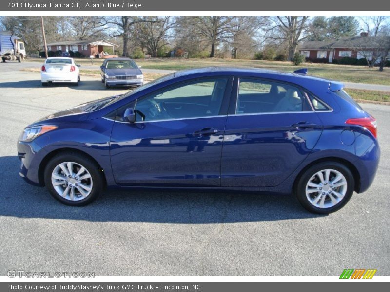 Atlantic Blue / Beige 2013 Hyundai Elantra GT