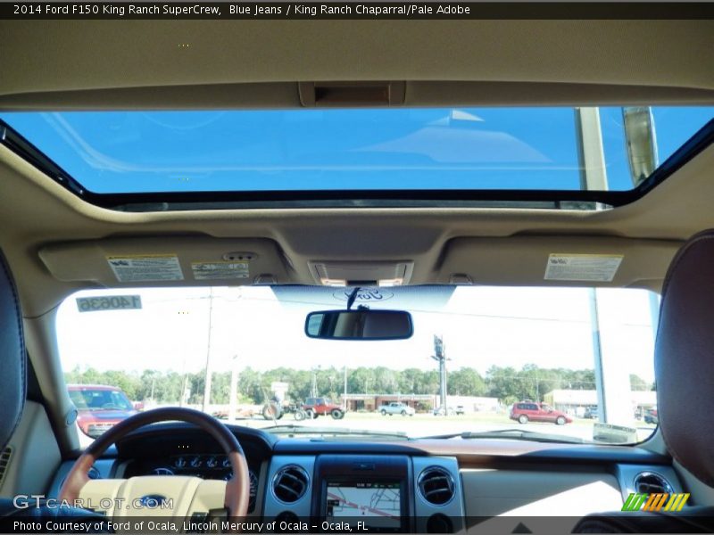 Blue Jeans / King Ranch Chaparral/Pale Adobe 2014 Ford F150 King Ranch SuperCrew