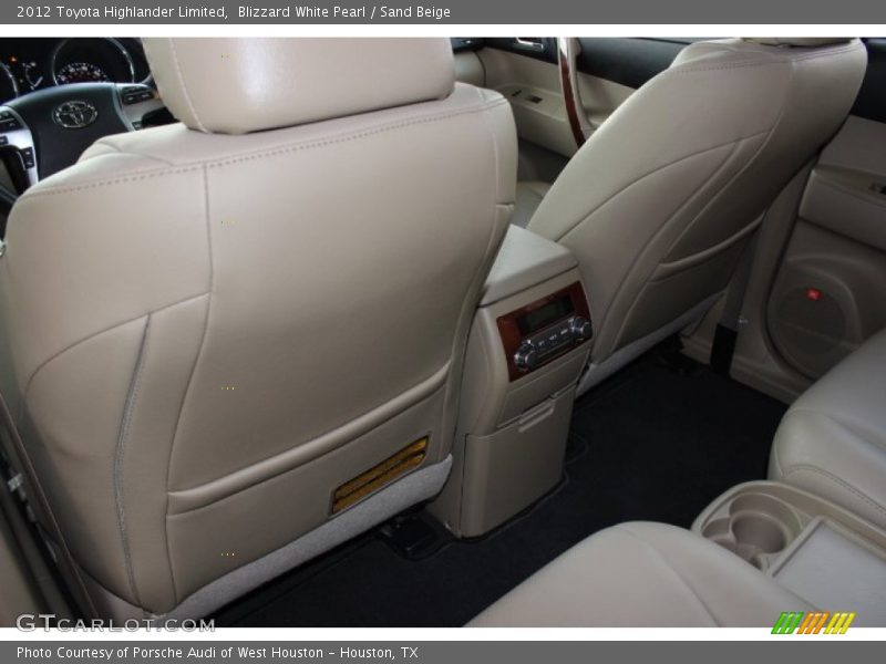 Blizzard White Pearl / Sand Beige 2012 Toyota Highlander Limited