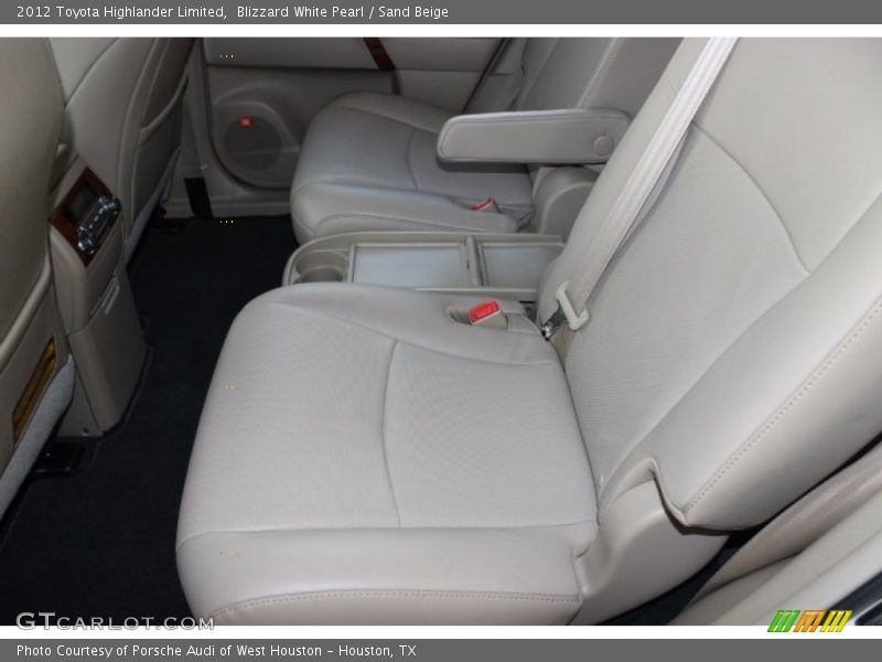 Blizzard White Pearl / Sand Beige 2012 Toyota Highlander Limited