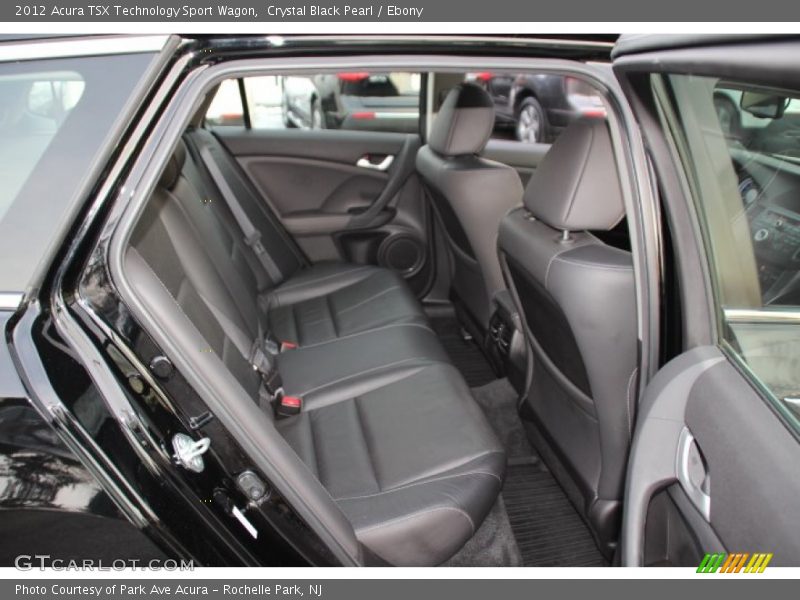 Crystal Black Pearl / Ebony 2012 Acura TSX Technology Sport Wagon