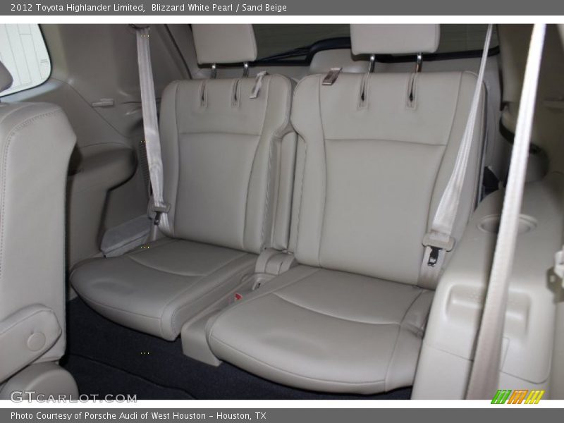 Blizzard White Pearl / Sand Beige 2012 Toyota Highlander Limited