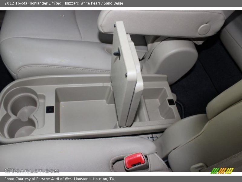 Blizzard White Pearl / Sand Beige 2012 Toyota Highlander Limited