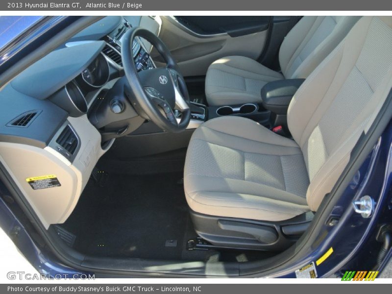 Atlantic Blue / Beige 2013 Hyundai Elantra GT